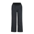 thumbnail image 1 of AherBiu Wide Leg Jeans for Women Low Waisted Fall Casual Loose Straight Leg Lounge Pants Trousers, 1 of 7
