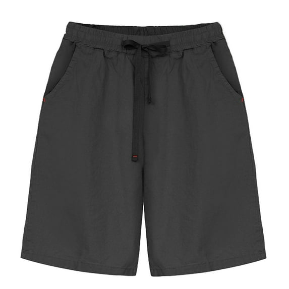 AherBiu Wide Leg Shorts for Women Plus Size High Waisted Summer Casual Loose Drawstring Lounge Shorts