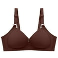thumbnail image 1 of AherBiu Wireless Bras for Women Buckle Closure Full Coverage Bralettes with Adjustable Strap Everyday Bra, 1 of 4