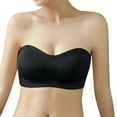 thumbnail image 1 of AherBiu Wireless Bras for Women Seamless Strapless Smooth Comfort Gathered Bralettes Lingerie Bra, 1 of 7
