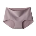 thumbnail image 1 of AherBiu Women Seamless Underwear No Show High Waisted Everyday Briefs Breathable Soft Stretch Ladies Panties, 1 of 4
