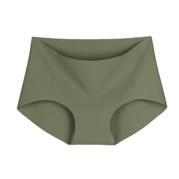 AherBiu Women Seamless Underwear No Show High Waisted Everyday Briefs Breathable Soft Stretch Ladies Panties