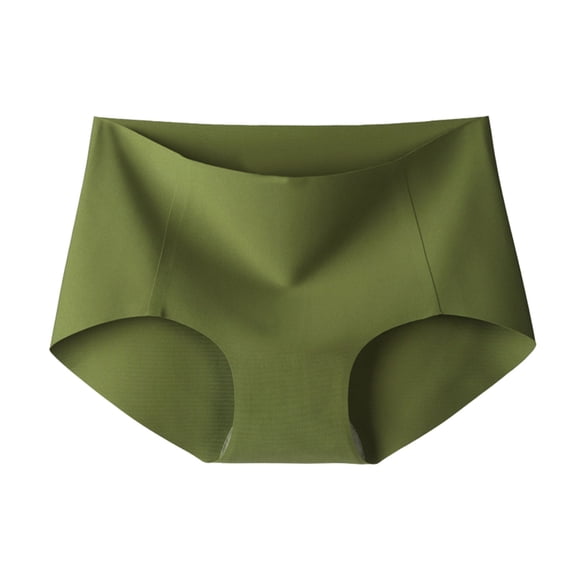 AherBiu Women Seamless Underwear No Show High Waisted Everyday Briefs Breathable Soft Stretch Ladies Panties