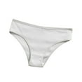 thumbnail image 1 of AherBiu Women's Underwear Cotton Ribbed Seamless High Cut Briefs Stretch Breathable Ladies Panties, 1 of 3
