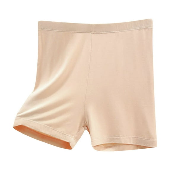 AherBiu Womens Bottom Shorts to Wear with Dresses Elastic High Waisted Slim Stretchy Comfy Legging Shorts