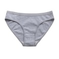 thumbnail image 1 of AherBiu Womens Cotton Underwear High Cut Seamless Breathable Briefs Stretch Low Rise Ladies Panties, 1 of 2
