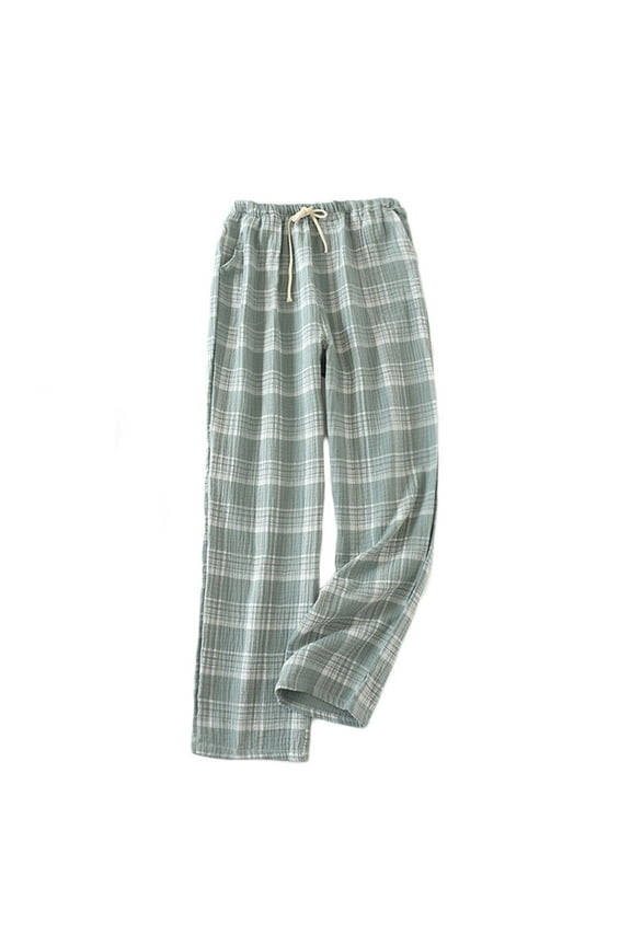 Womens Flannel Pajamas Pants Elastic High Waisted Homewear Pj Pants Sleepwear Cozy Trousers