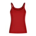 thumbnail image 1 of AherBiu Going out Tops for Women Ribble Knitted Tank Tops Slim Fitted U-Neck Stretch Summer Casual Sleeveless Cute Shirts, 1 of 6