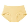 thumbnail image 1 of AherBiu Womens Seamless Underwear Cotton Soft Stretch Panties Full Coverage Breathable Mid Rise Everyday Briefs, 1 of 2