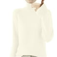 thumbnail image 1 of AherBiu Womens Sweaters Turtleneck Pullover Thick Warm Knitted Winter Long Sleeve Sweater Tops, 1 of 5