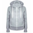 thumbnail image 1 of AherBiu Womens Sweatshirts Hooded Zip up Jackets Long Sleeve Solid Color Fall Casual Sports Outwear with Pockets, 1 of 2