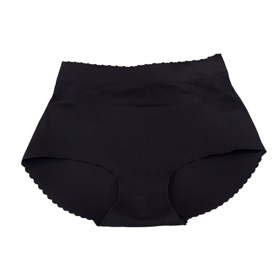 AherBiu Womens Underwear Padded Butt Mid Waisted Briefs Stretchy Panties