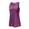 thumbnail image 1 of AherBiu Workout Tank Tops for Women Lightweight See-Through Cutout Back Sleeveless Summer Casual Tshirts, 1 of 6