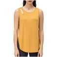 thumbnail image 1 of AherBiu Workout Tank Tops for Women Lightweight Side Slit Casual Loose Gym Activewear Athletic T Shirts, 1 of 6