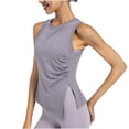 thumbnail image 1 of AherBiu Workout Tank Tops for Women Slit Crewneck Sleeveless Lightweight Quick-Dry Tanks T-Shirts, 1 of 6