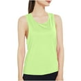 thumbnail image 1 of AherBiu Workout Tops for Women Lightweight Quick-Dry Sleeveless Athletic Tank Tops Racerback Crewneck Summer Camisole Tshirt, 1 of 4