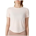 thumbnail image 1 of AherBiu Workout Tops for Women Quick-Dry Athletic Tees Crewneck Short Sleeve Lightweight Yoga Top Tshirts, 1 of 4