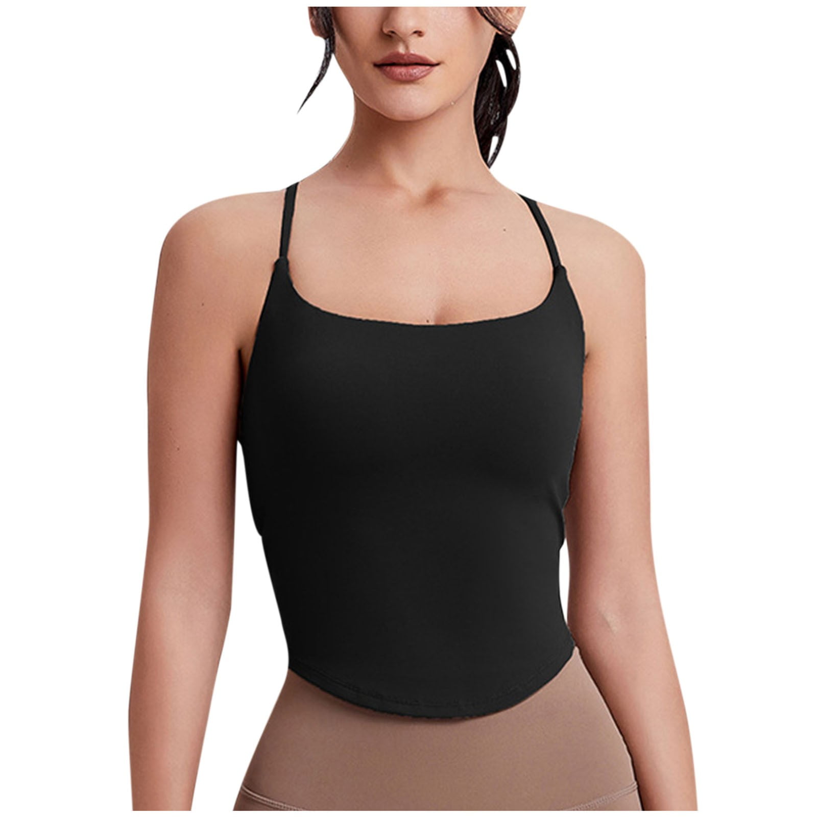 spaghetti strap workout tank