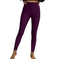 thumbnail image 1 of AherBiu Yoga Leggings for Women Slim Fitted Bottoms Pants High Waisted Stretch Casual Workout Leggings, 1 of 8