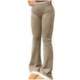 thumbnail image 1 of AherBiu Yoga Pants for Women High Waisted Bottom Leggings Slim Fitted Stretchy Comfy Pajamas Pants, 1 of 7
