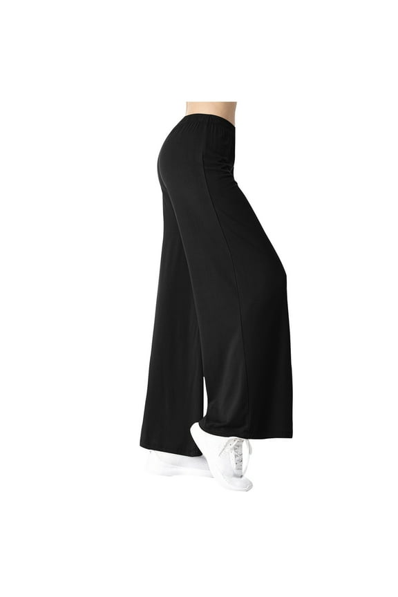 Yoga Pants for Women Wide Leg Flowy Comfy Workout Pants Elastic High Waisted Loungewear Trousers