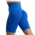 thumbnail image 1 of AherBiu Yoga Shorts for Women High Waisted Compression Bottoms Gym Workout Leggings Bikers Shorts, 1 of 3