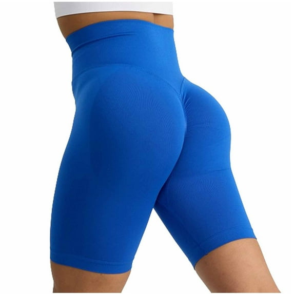AherBiu Yoga Shorts for Women High Waisted Compression Bottoms Gym Workout Leggings Bikers Shorts