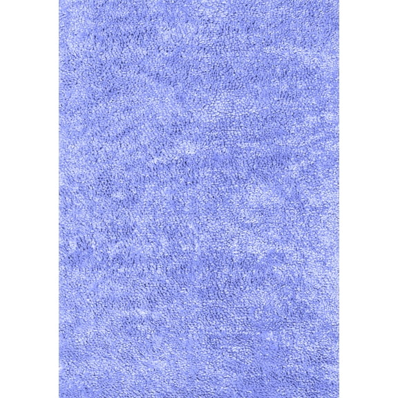 Ahgly Company Indoor Rectangle Abstract Blue Contemporary Area Rugs, 2' x 3'
