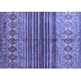 thumbnail image 1 of Ahgly Company Indoor Rectangle Abstract Blue Contemporary Area Rugs, 5' x 8', 1 of 4