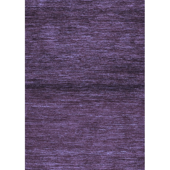Ahgly Company Indoor Rectangle Abstract Blue Contemporary Area Rugs, 7' x 9'