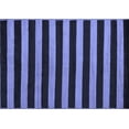 thumbnail image 1 of Ahgly Company Indoor Rectangle Abstract Blue Modern Area Rugs, 2' x 3', 1 of 4