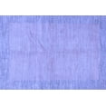 thumbnail image 1 of Ahgly Company Indoor Rectangle Abstract Blue Modern Area Rugs, 2' x 3', 1 of 4