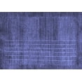 thumbnail image 1 of Ahgly Company Indoor Rectangle Abstract Blue Modern Area Rugs, 2' x 4', 1 of 4