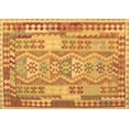 thumbnail image 1 of Ahgly Company Indoor Rectangle Abstract Brown Contemporary Area Rugs, 4' x 6', 1 of 4