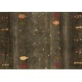 thumbnail image 1 of Ahgly Company Indoor Rectangle Abstract Brown Contemporary Area Rugs, 5' x 7', 1 of 4