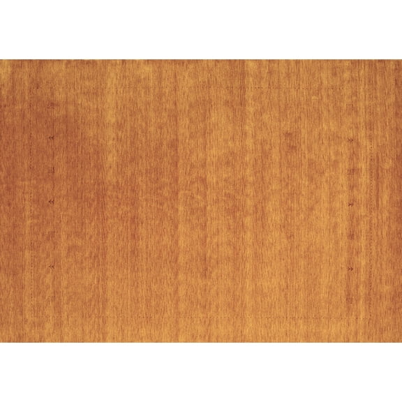 Ahgly Company Indoor Rectangle Abstract Brown Contemporary Area Rugs, 5' x 7'