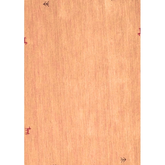 Ahgly Company Indoor Rectangle Abstract Brown Contemporary Area Rugs, 6' x 9'