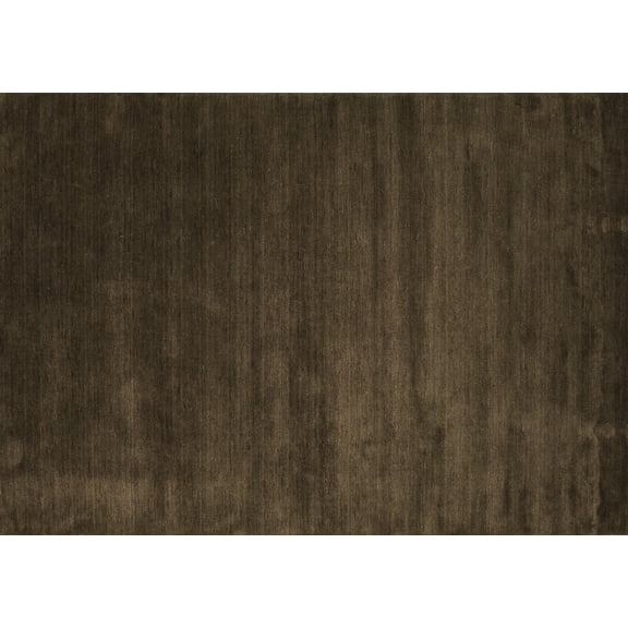 Ahgly Company Indoor Rectangle Abstract Brown Contemporary Area Rugs, 7' x 10'