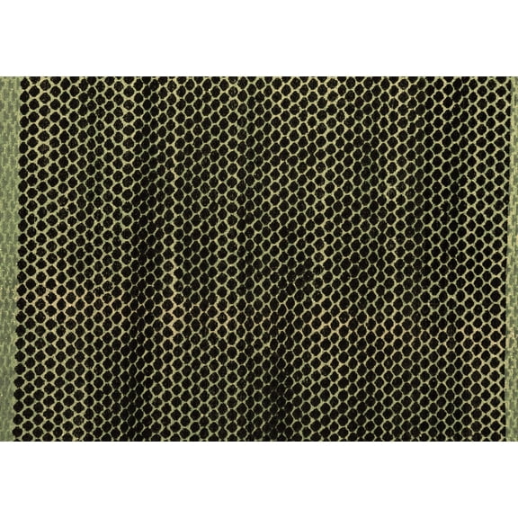 Ahgly Company Indoor Rectangle Abstract Brown Modern Area Rugs, 2' x 3'