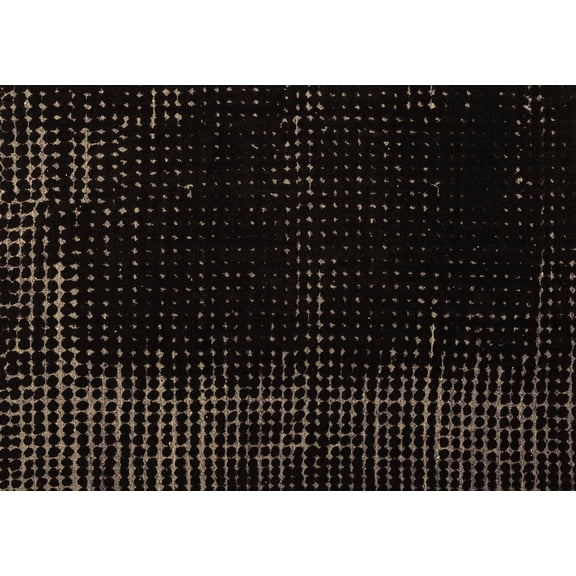 Ahgly Company Indoor Rectangle Abstract Brown Modern Area Rugs, 2' x 3'
