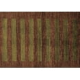 thumbnail image 1 of Ahgly Company Indoor Rectangle Abstract Brown Modern Area Rugs, 2' x 3', 1 of 4