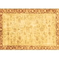 thumbnail image 1 of Ahgly Company Indoor Rectangle Abstract Brown Modern Area Rugs, 2' x 4', 1 of 4