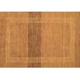thumbnail image 1 of Ahgly Company Indoor Rectangle Abstract Brown Modern Area Rugs, 4' x 6', 1 of 4