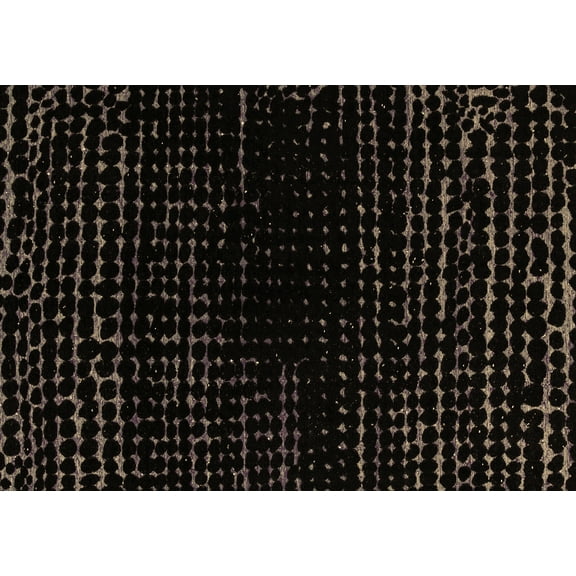 Ahgly Company Indoor Rectangle Abstract Brown Modern Area Rugs, 5' x 7'