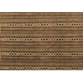 thumbnail image 1 of Ahgly Company Indoor Rectangle Abstract Brown Modern Area Rugs, 5' x 8', 1 of 4