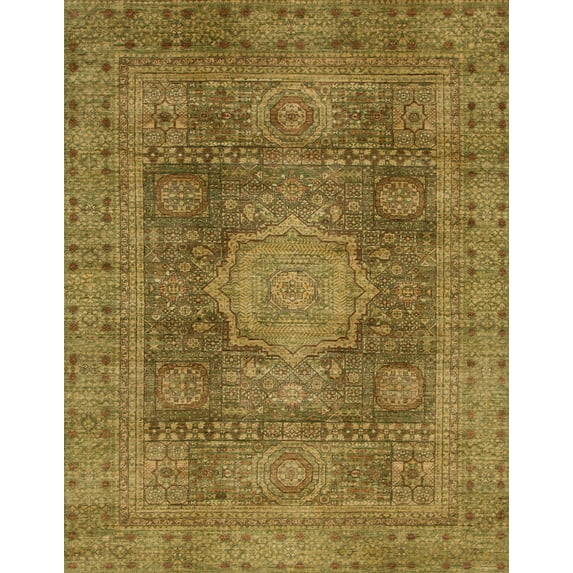 Ahgly Company Indoor Rectangle Abstract Caramel Brown Abstract Area Rugs, 5' x 8'