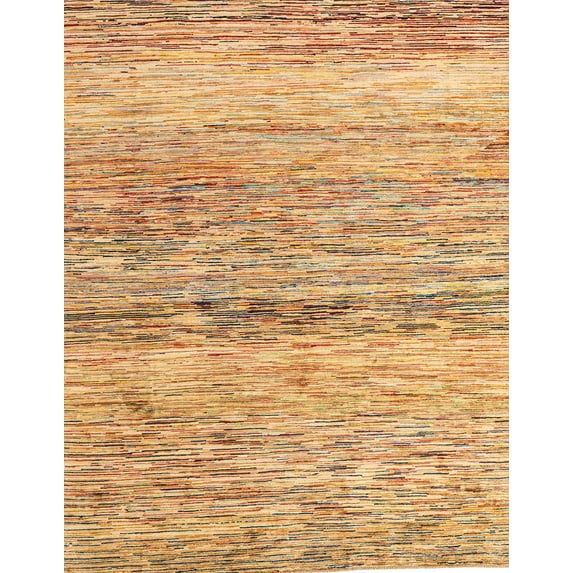 Ahgly Company Indoor Rectangle Abstract Chocolate Brown Area Rugs, 3' x 5'