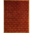 thumbnail image 1 of Ahgly Company Indoor Rectangle Abstract Cranberry Red Area Rugs, 2' x 5', 1 of 2