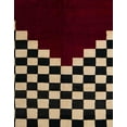 thumbnail image 1 of Ahgly Company Indoor Rectangle Abstract Dark Almond Brown Area Rugs, 3' x 5', 1 of 2
