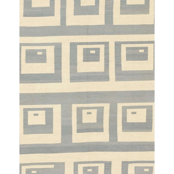 Ahgly Company Indoor Rectangle Abstract Dark Gray Area Rugs, 4' x 6'